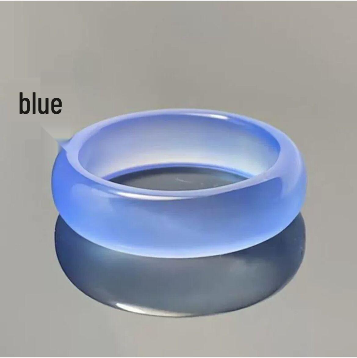 

Natural Agate Handheld Ring & Pendant DIY Accessories синий