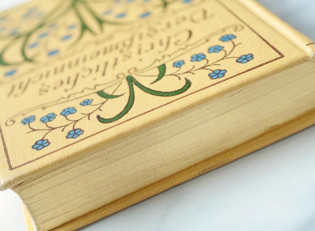 [USED] German Antique Book Christian Forget-me-not Memorial Book Foreign Book