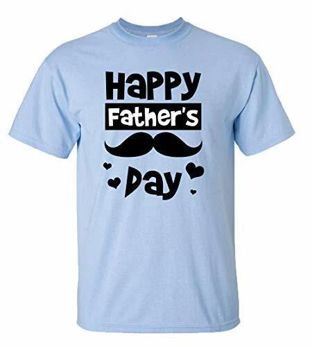 Father s Day Happy Father s Day Short Sleeve Tee Shirt Light Blue M