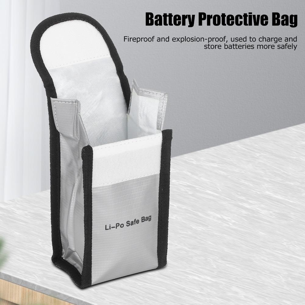 Safe Battery Safety Bag Explosion-proof Drone Battery Bag Sturdy Protective Pouch Travel Carry