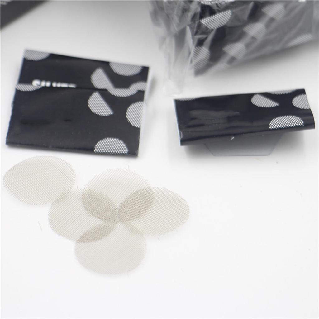 500pcs Multifunctional Hookah Water Pipe Stainless Steel Metal Filters Screen Gauzes . 20mm Silvers
