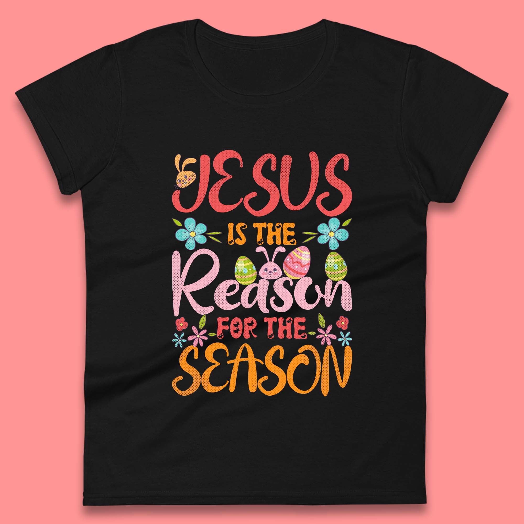 Jesus Is The Reason For The Season Womens T-Shirt Mens Tops Tees Unisex 3XL