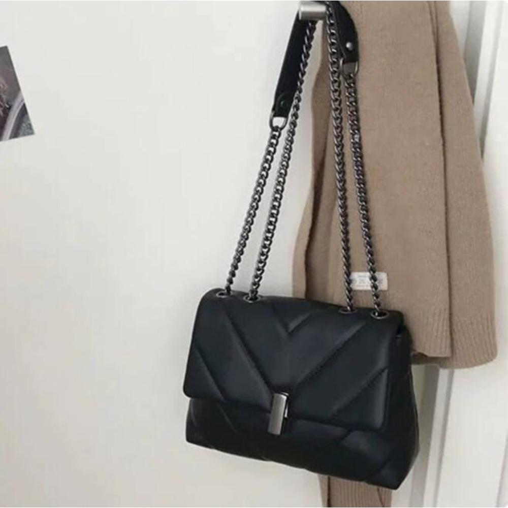 Bag women's bag autumn and winter new simple and fashionable Xiaoxiangfeng shoulder messenger chain bag small square bag