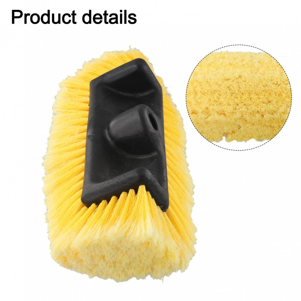 Reliable 10 Inch Vehicle Wash Brush with Nylon Bristles for Long Lasting Use