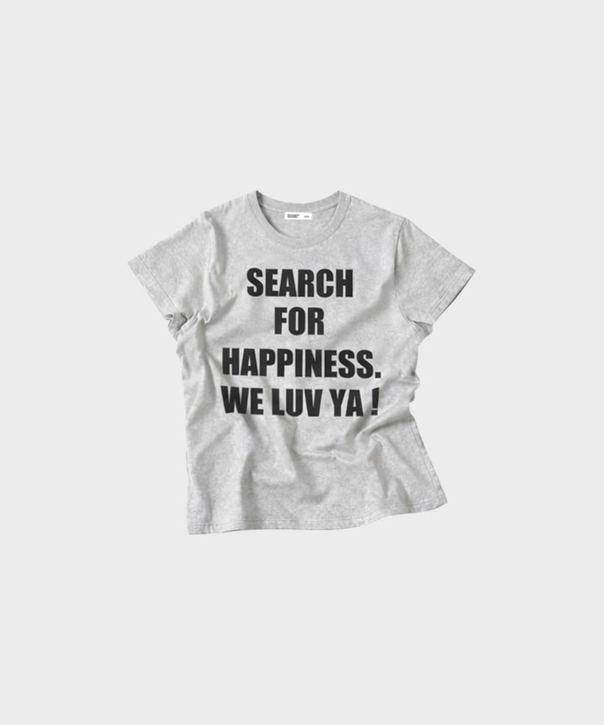 Maidibbeullumemolijeu (W)We Need Luv Crop Tee (Ash)