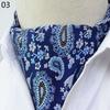 Luxury Men's Ascot Ties Vintage Paisley Cravat Self Tied British style Gentleman Polyester Silk Neck Tie Wedding FormaParty