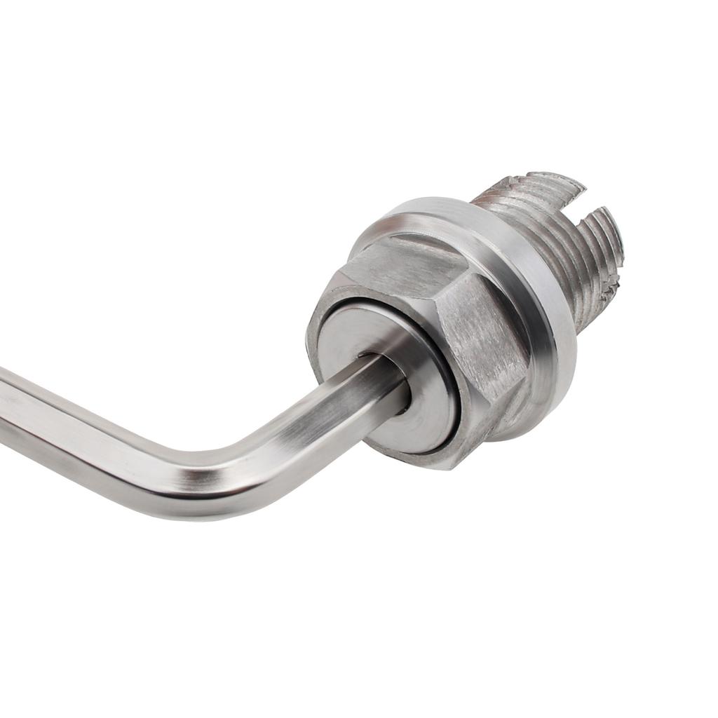 M16.1X1.5 Stainless Steel Self Tapping Oil Drain Plug Thread Repair Kit with O Circle Hex Wrench for Oil Pan Silver