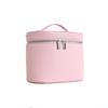 Large Capacity Cosmetic Box Internal Storage Box PU Leather Makeup Bag Waterproof Zipper Closure Travel Organizer Bag Daily Use