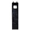 A74E-Student Dormitory Door Organizer Hanging Closet Shelf Locker 53.54 X 12.6 In With Acrylic Mirror, 600D Oxford Cloth