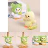 Cute Animal Plush Duck Pendant With Pp Cotton Filling For Travel Accessories