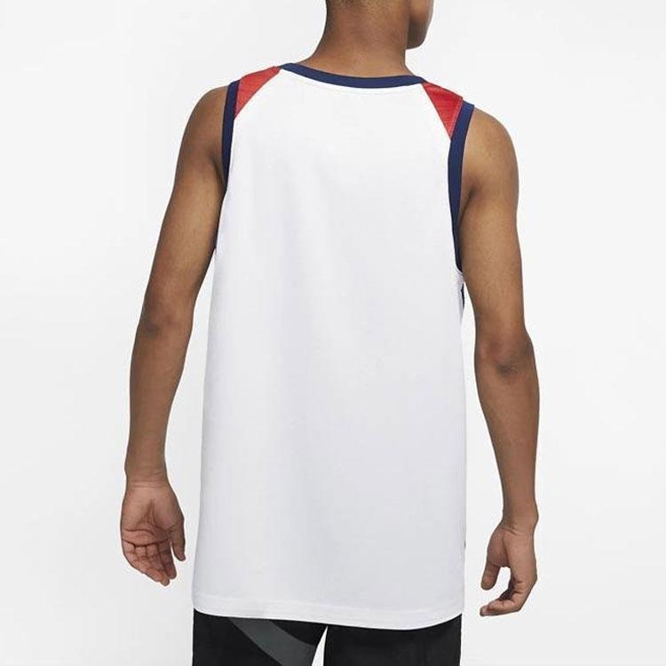Nike Basketball Jerseys Men's White Moderate Bib & Brace CQ0147-100