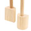 Kleigereedschap Houten Aardewerk Peddel met Handvat, Aardewerk Gereedschap Beeldhouwkussen Klei Peddel voor Aardewerk Keramische Klei Vormen