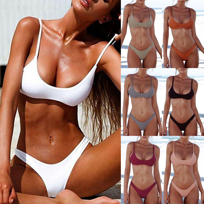 Stunning Sexy Women's Bikini Set With Padded Bra And Thong For Ultimate Comfort