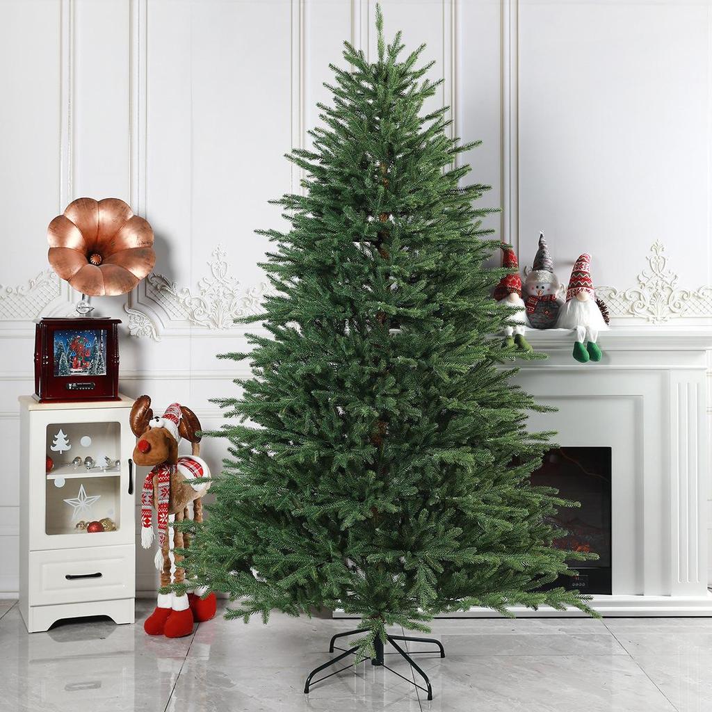 Luxurious Dense Artificial Christmas Tree with Lights - Secure, High-End Design Available Now