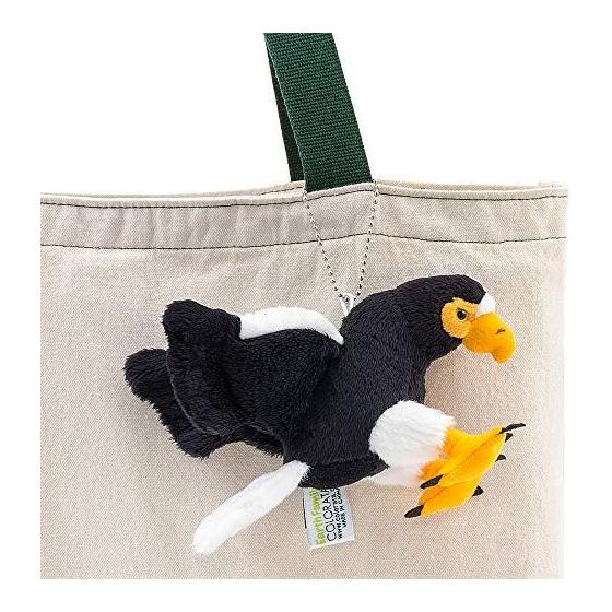 [COLORATA] Colorata Plush Mascot Steller's Sea Eagle (Realistic Bird/With Chain) Cute Bird Keychain Doll Gift Present (Meter Read 2 Times) /