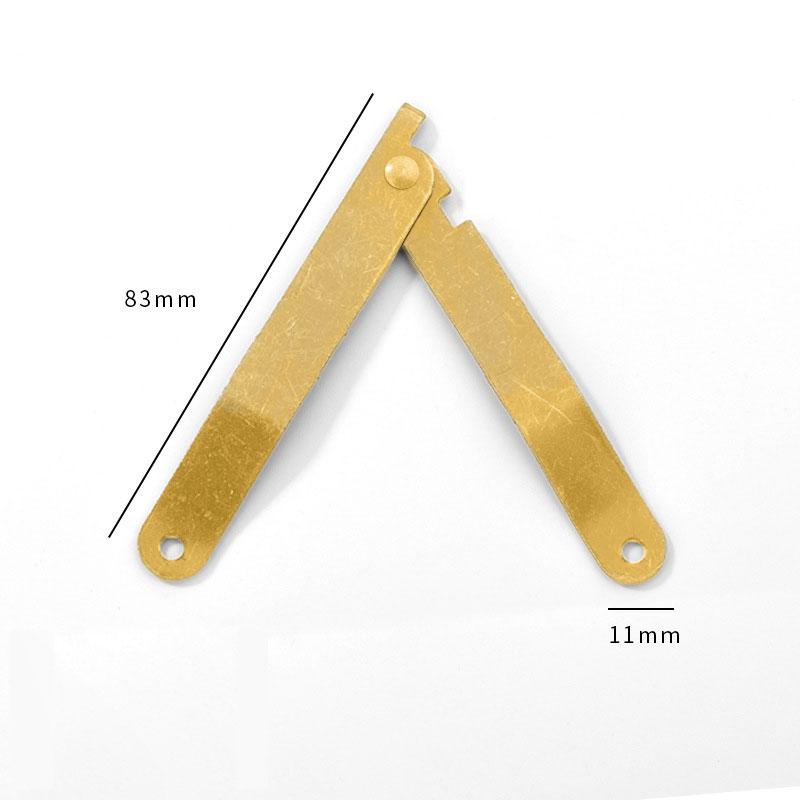 2pcs Lid Support Hinges Antique Bronze Wooden Box Positioning Tripod Furniture Hinge Hardware Bracket Cabinet Door Accessories