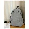 School bag new fresh and sweet plaid backpack junior high school students lightweight large capacity backpack