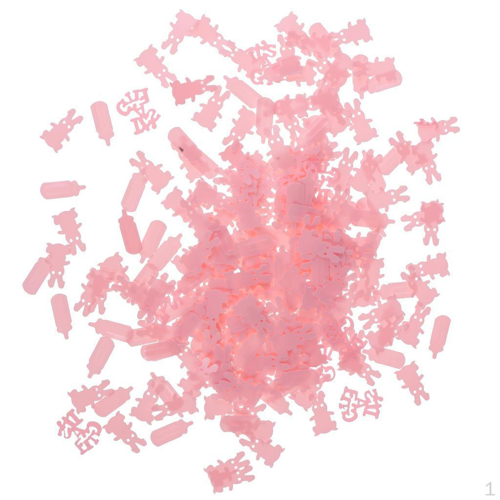 Pink Its Confetti Baby Shower Party Table Decoration