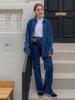 Baseukala One Pocket Oversized-Fit Denim Shirt (2Colors)