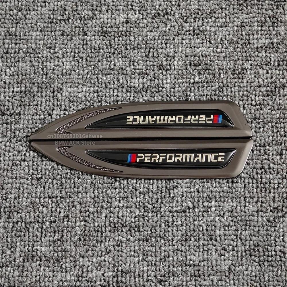 

3D Metal Car Side Fender Decorative Badge Sticker for BMW Car Design E90 E87 E39 F30 F10 E46 E60 M3 M5 M7 X1 X6 Car Accessories 1Pair-left and righ