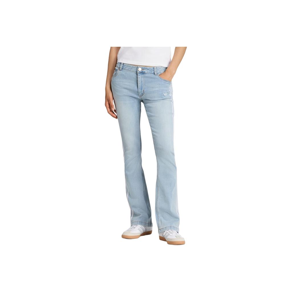 adidas Originale Adilenium Ss25 Teamgeist Lr Denim Jogger Slim Fit Sport Schlagjeans Damen Jogger KE9801
