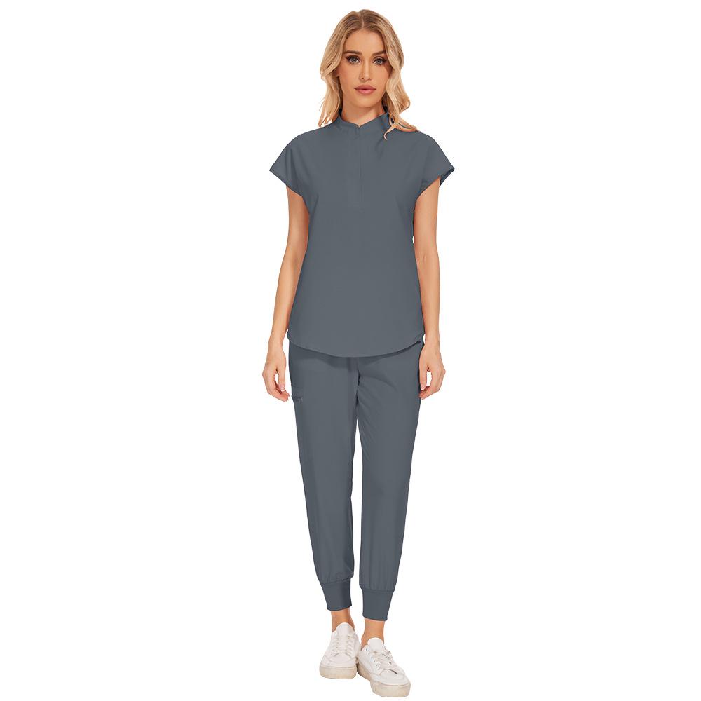 Elastic Quick-Dry Hospital Wear: Dentist/Doctor ICU Handwashing Suit, Summer Lightweight Style, In Stock