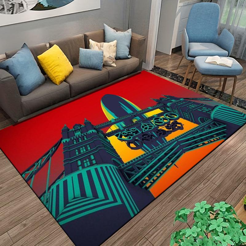 15 Size Led-Zeppelin Pattern Rug for Living Room Bathroom Mat Creative Door Mat Bedroom Home Decor Rug Decoration Maison