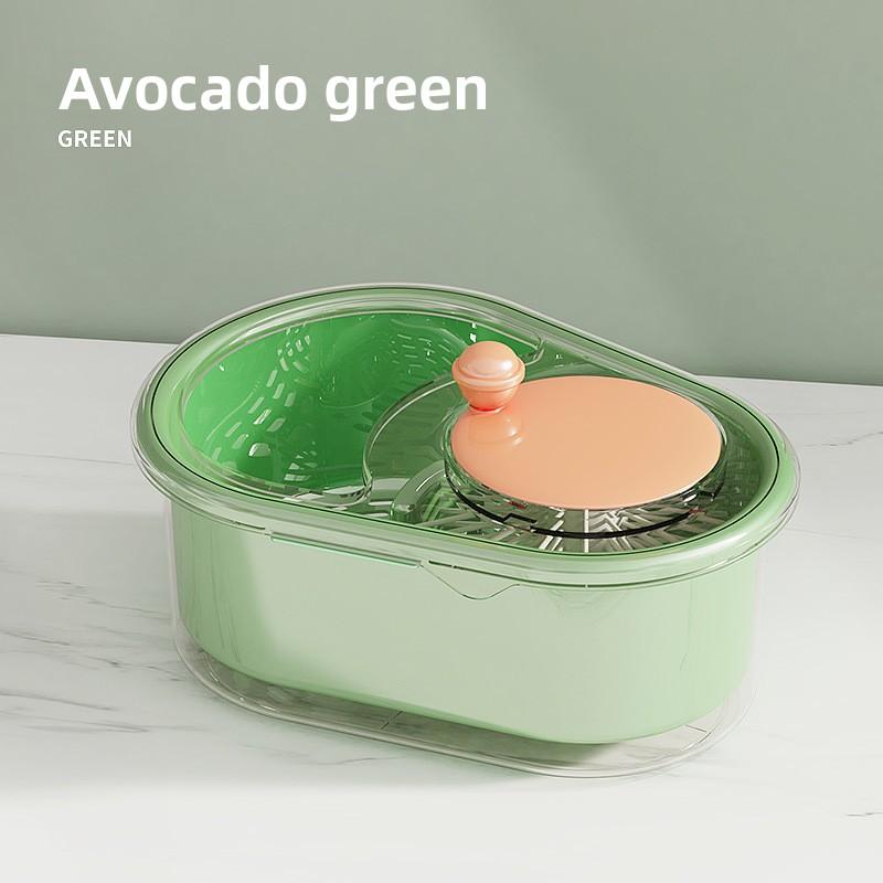 Multifunctional Large Capacity Hand-cranked Fruit and Vegetable Washer Kitchen Vegetable Fruit and Vegetable Household Fruit Artifact