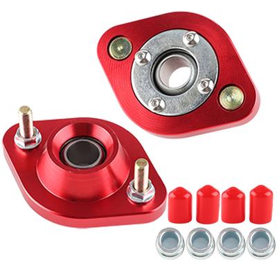 Kit de Supports Supérieurs d'Amortisseur à Rotule Uniball Arrière Supérieur à Camber Réglable pour E30 E36 E46 (rouge)
