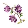 3pcs Artificial Magnolia Flower 3 Heads Large Magnolia Tree Branch for Wedding Home Decoration Outdoor Floral Arrangent