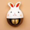Elk Cat Rabbit Wodden Doorbell Winden Chimes Hanging Wind Bell Wireless Doorbell Decor for Home Entrance Door Bell