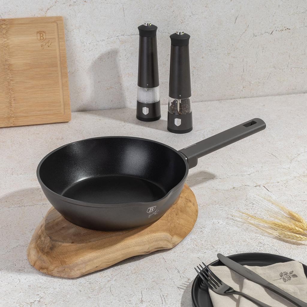 TITANIUM DEEP FRYPAN 28cm BERLINGER HAUS BH-8121 ANTHRACITE