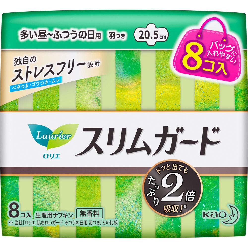 

Kao Laurier Slim Guard Daytime мини-размер 8 шт. Speed+