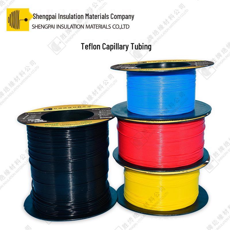 Colored L-Shaped PTFE Teflon Capillary Tube Insulation