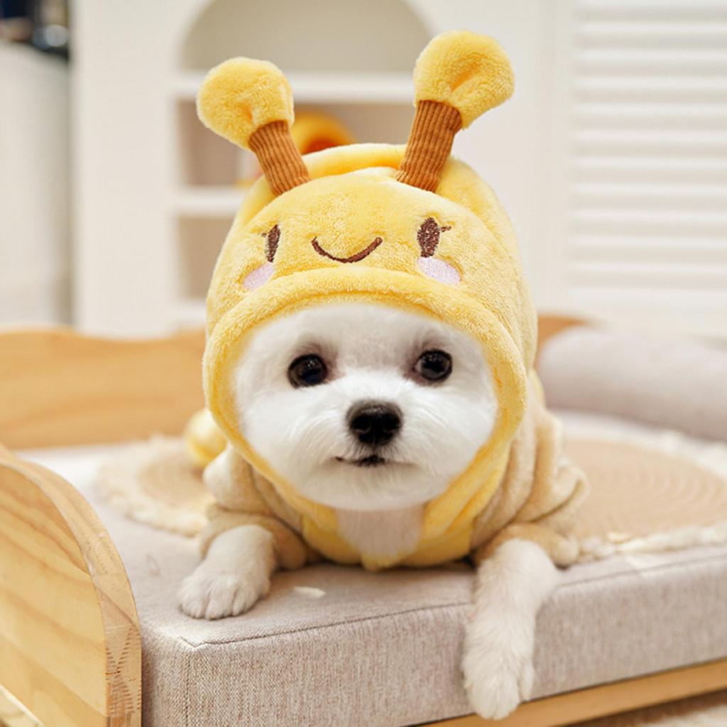 Dog Hoodies Warm Flannel Clothes Winter Small Dog Sweater Hoodie for Small Medium Large Breed Doggy Pet Puppy Home Travel