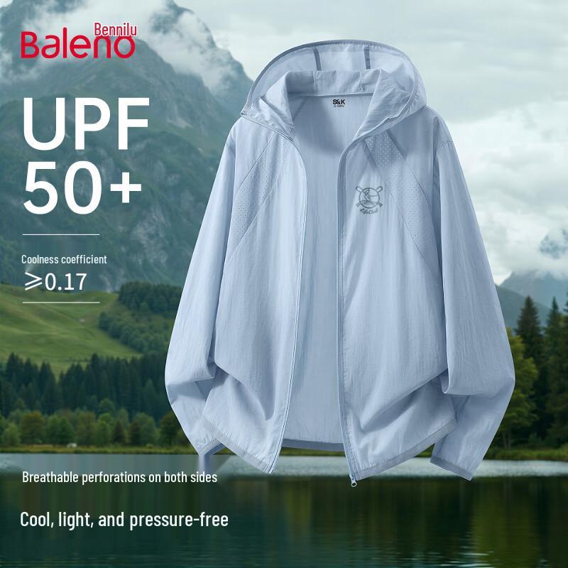 Baleno Men s Hooded UV Protection Sun Shirt L
