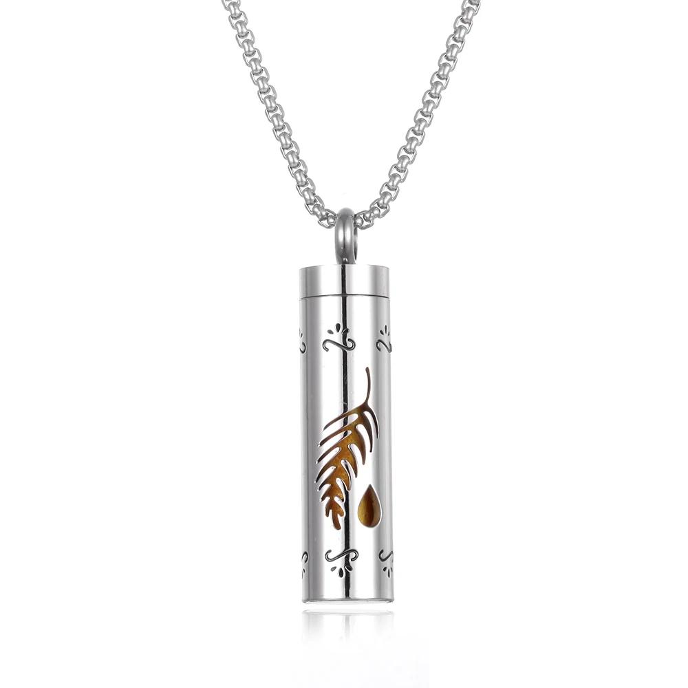 Stainless Steel Aromatherapy Necklace Diffuser Pendant Aroma Diffuser Locket Perfume Essential Oil Diffuser Pendant Necklace