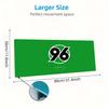 Hannover 96 Large Size Mouse Pad Large Gaming Table Cushion Non-slip Laptop Tablet Big Mousepad XXL Mat Mini PC Playmat With Lock edge