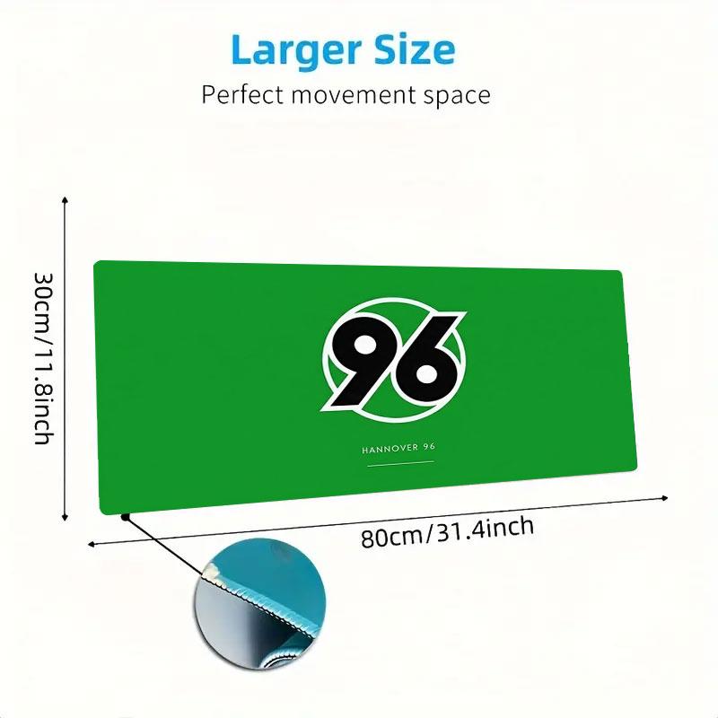 Hannover 96 Large Size Mouse Pad Large Gaming Table Cushion Non-slip Laptop Tablet Big Mousepad XXL Mat Mini PC Playmat With Lock edge
