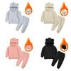 Unisex Kids' Fleece Hoodie: Korean Style Thickened Sweatshirt for Autumn/Winter 2026