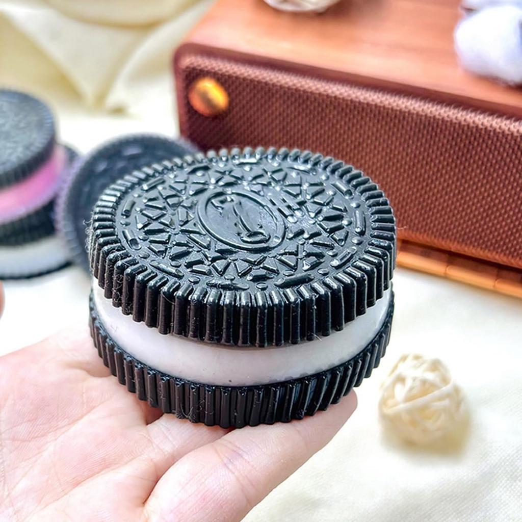 Cookie Squeeze Tabasque Squeeze Stress Relief Biscuit Stress Relief Sandwich Simulation Ultra Soft Decompression Breathable Toy BookwarmPink Toy,