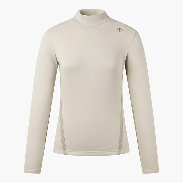 DESCENTE GOLF Women'S High-Neck Fleece-Lined T-Shirt
