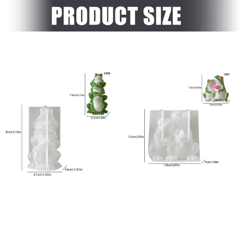 Easter Animal Silicone Candle Molds Multipurpose Silicone Mould for Making Candle Soap Chocolate Fondant Resin Casting