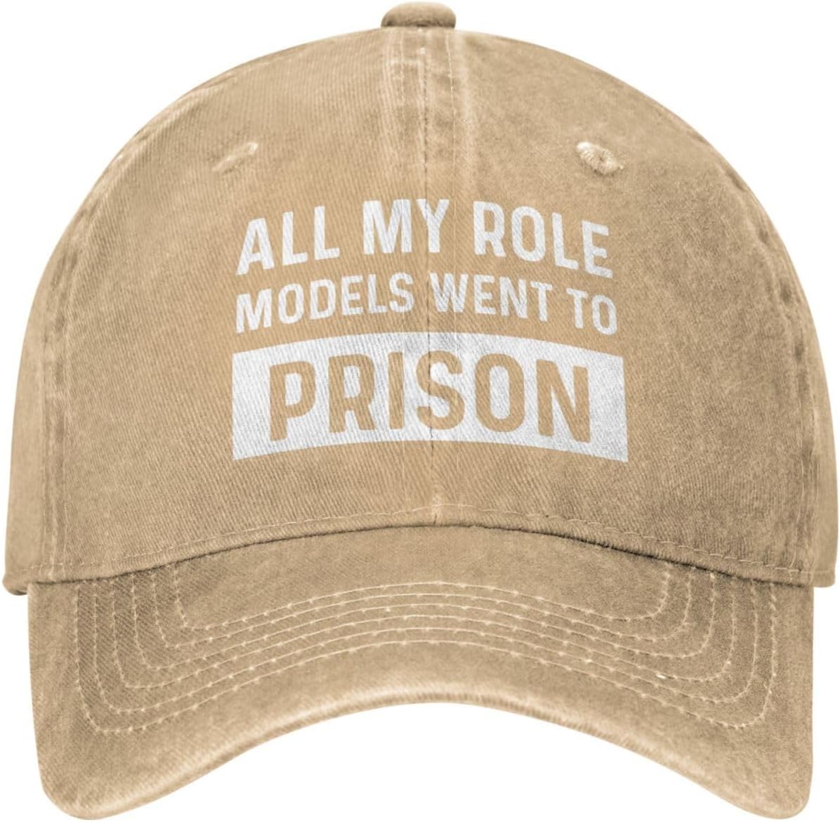 

Saftbak Funny Hat All My Role Models Went to Prison Hat for Unisex Dad Hat Adjustable Hats Adjustable