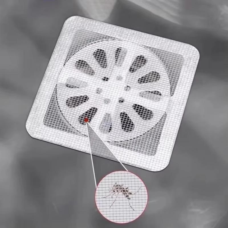 30 Pcs Disposable Mesh Anti-blocking Filter Floor Drains Sticker Shower Cover Kitchen Bathroom Sink Strainer Stopper Wholesale