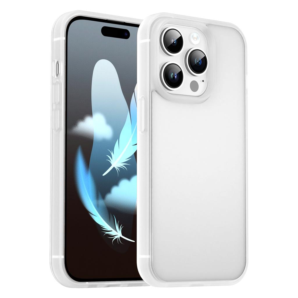 For iPhone 14 Pro Max Case Skin Touch Matte Anti Drop TPU PC Phone Back Cover