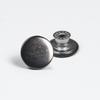 Antique Bronze Smooth Metal Tack Button for Jeans, Jackets & Dungarees with Engraving