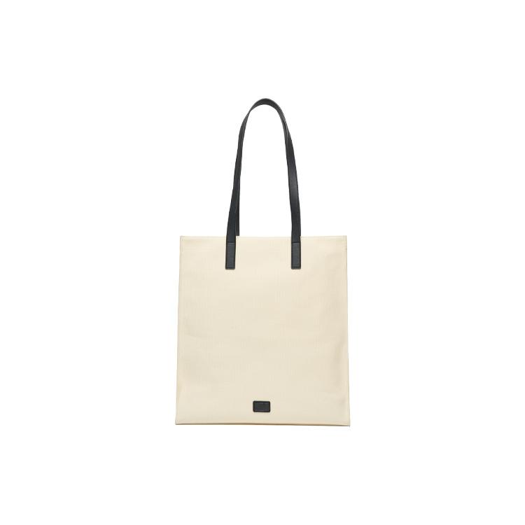 New MLB Cotton Patchwork Canvas Tote Bag Shopping Bag Handbag Canvas Bag Shoulder Bag Unisex Beige 3AORM022N-50CRS