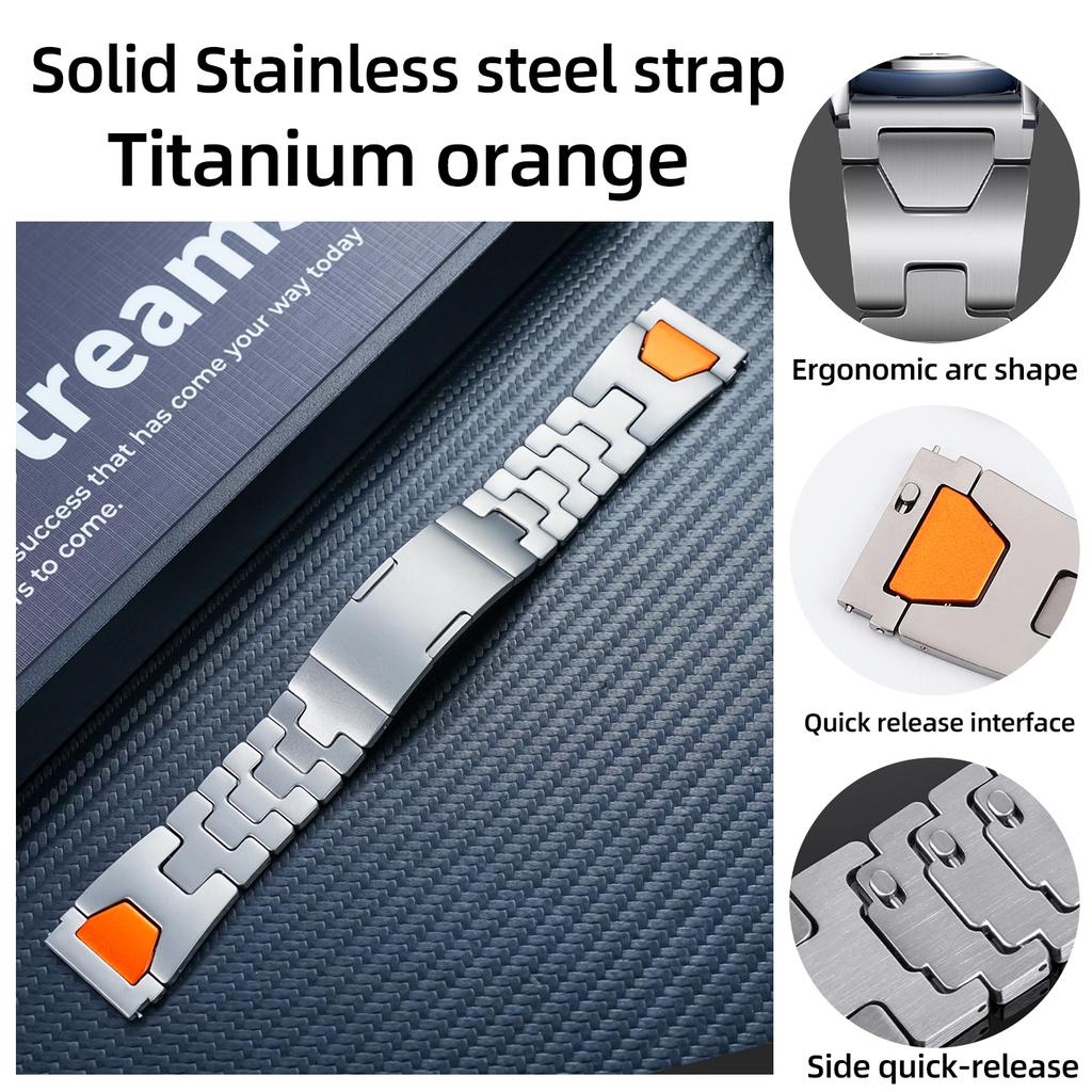 For HUAWEI WATCH GT6 Pro 46mm Stainless Steel strap 22mm Quick release Metal Bracelet GT5 pro GT5 GT4 GT3 GT2 watch band Men