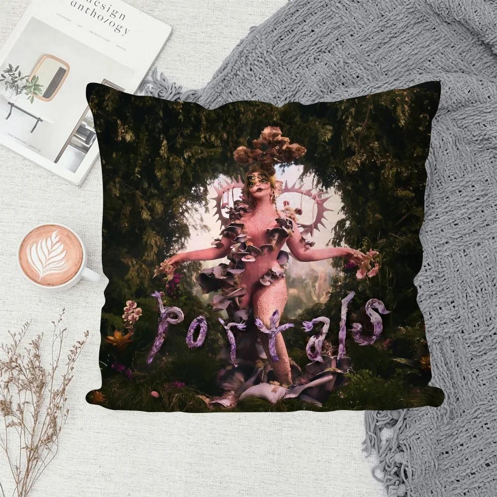 1 PZ Federa Cuscino Album Melanie Martinez Gioco Caldo Decorazione Divano Casa Stampa Double-sided Peluche Corto Carino Copricuscino